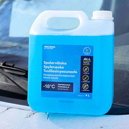 Guide: Windscreen Washer Fluid in Winter – what to consider