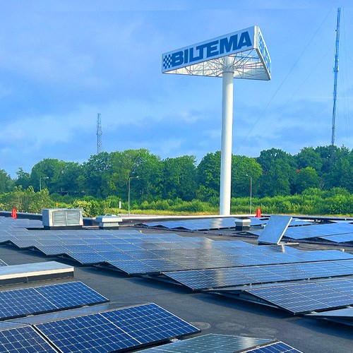 Biltemas solar cell project is in full sving