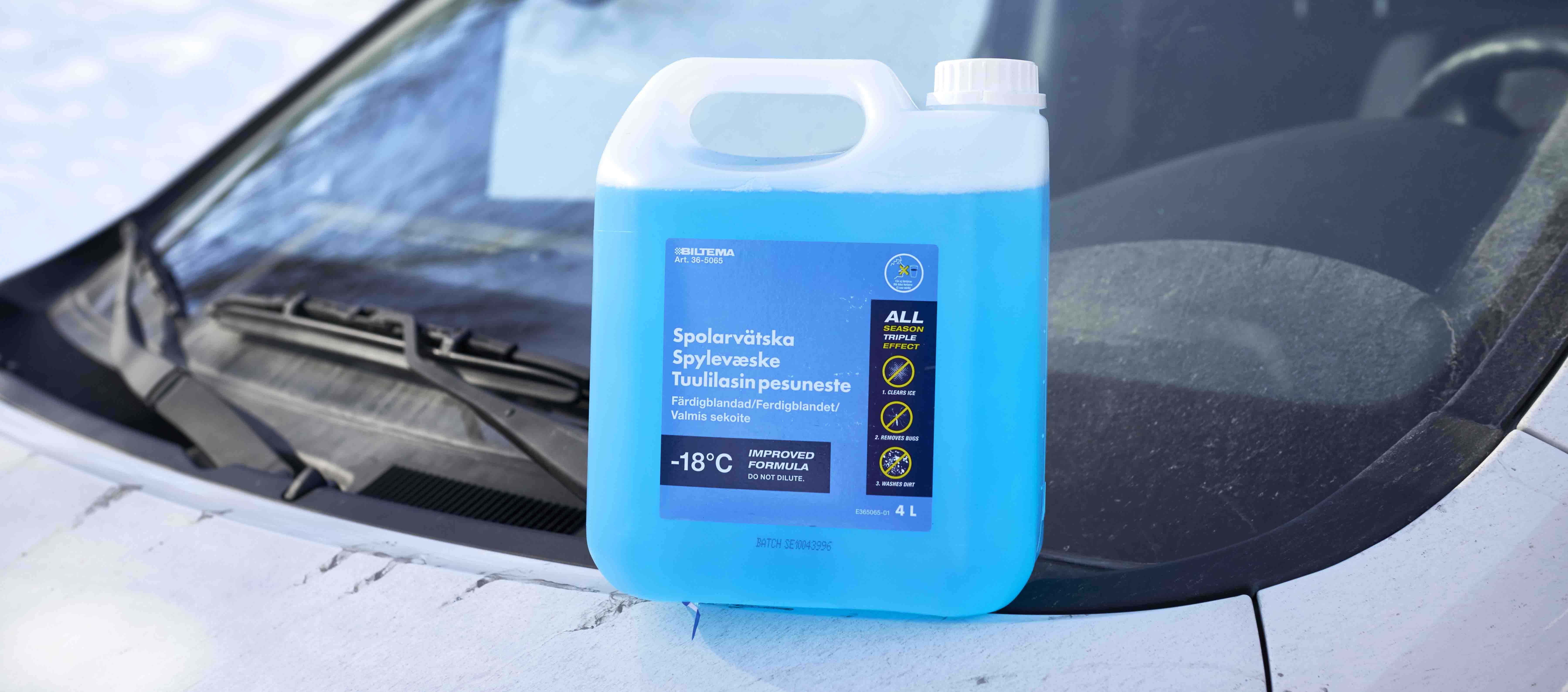 Sprinklervæske om vinteren