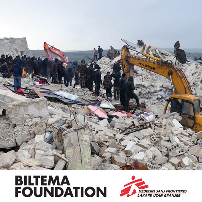 Biltema Foundation donates 10 million SEK - Earthquake disaster in Turkey and Syria